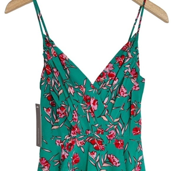 Yumi Kim Vienna Silk Dress in Dandelion Emerald NWT - Picture 4 of 11